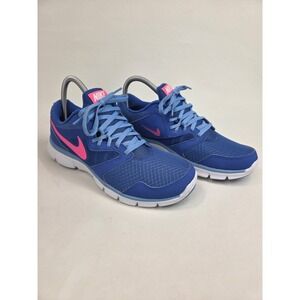 Nike Flex Experience RN 3 652853-401 Blue Pink Running Shoes Women's Size 9